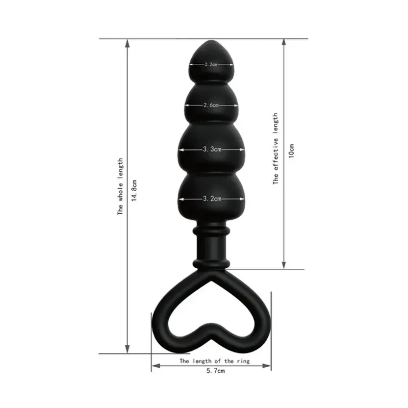 plug anal hombre silicona graduado