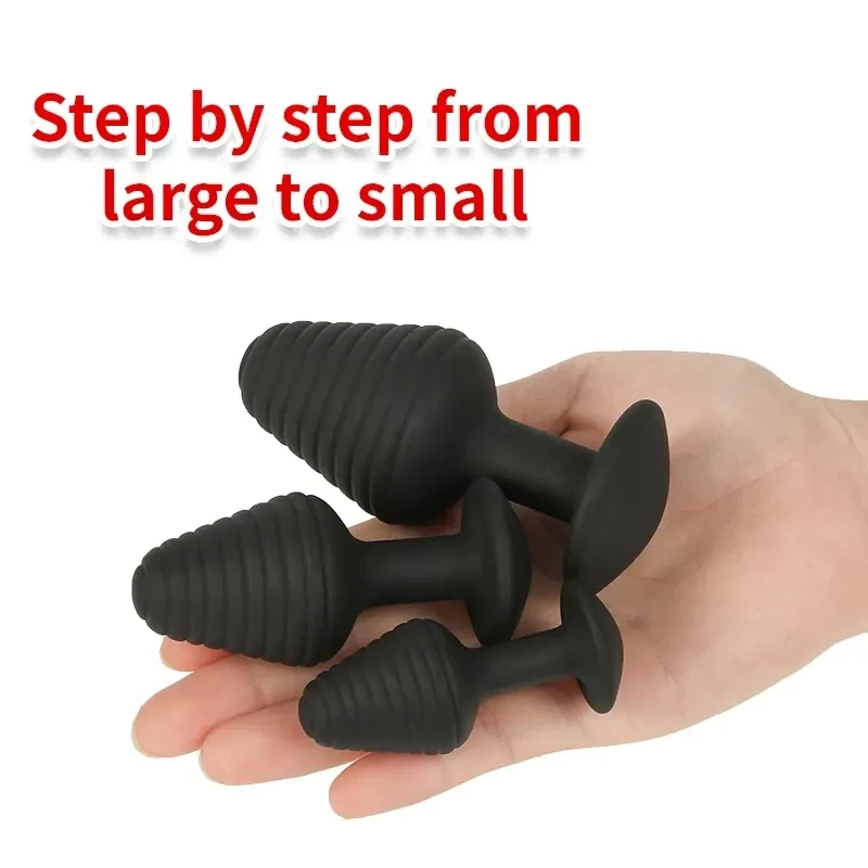plug anal hombre silicona texturizada