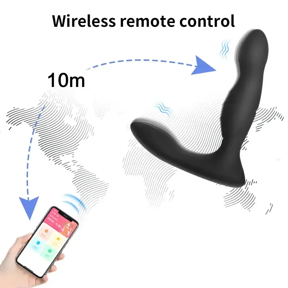 plug anal impermeable control remoto app