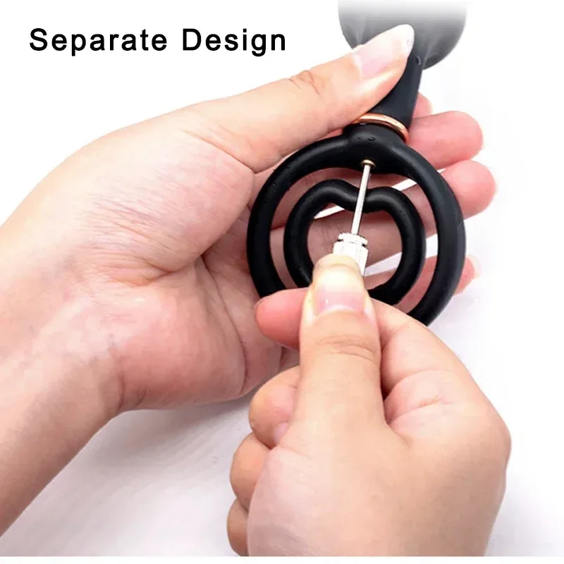plug anal inflable con bola tpe