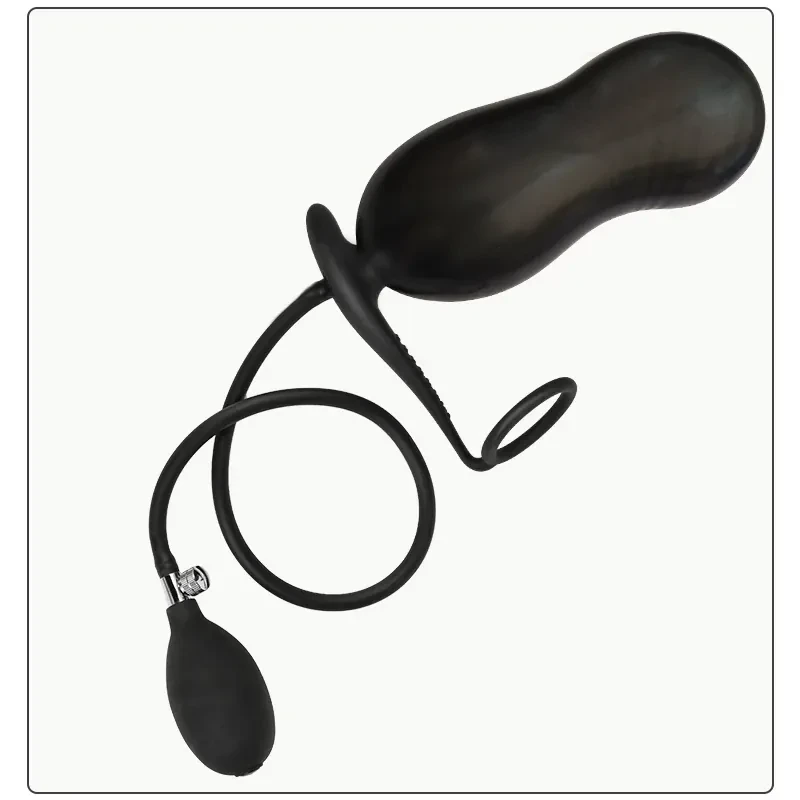 plug anal inflable con control manual