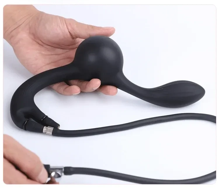 plug anal inflable metalico tpe