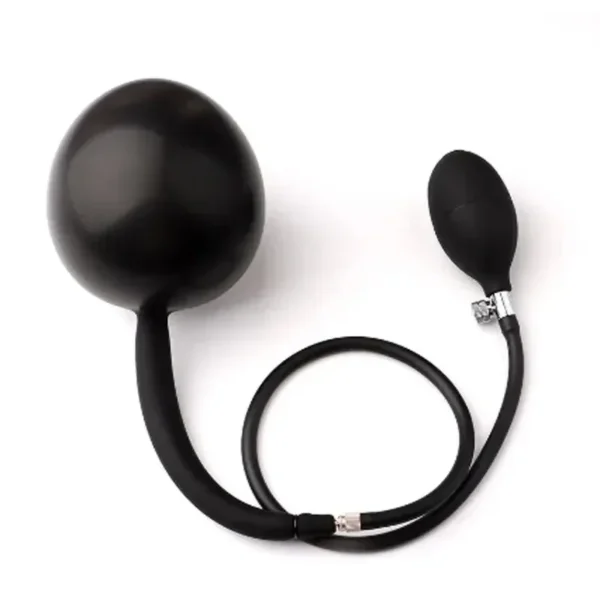plug anal inflable silicona diseño cola