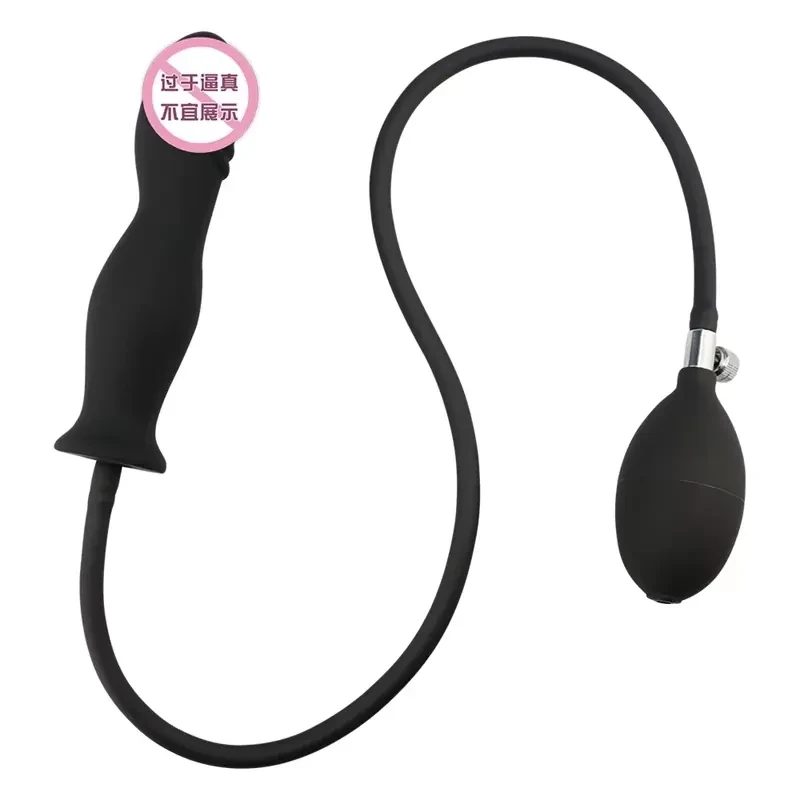 plug anal inflable tpe metalico