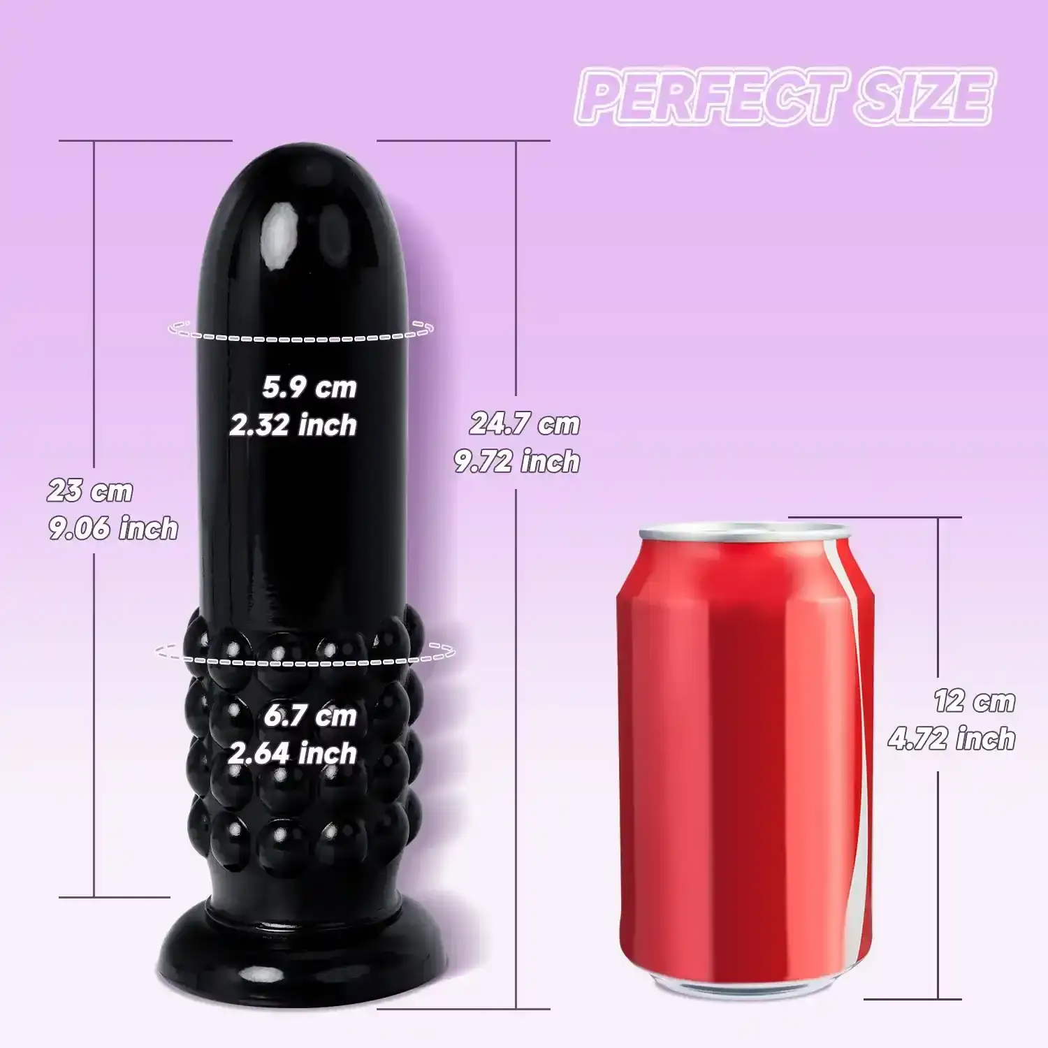 plug anal liso de pvc