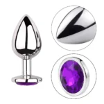 plug anal morado oscuro alta calidad metal
