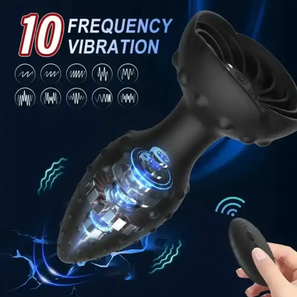 plug anal punta cónica fácil inserción