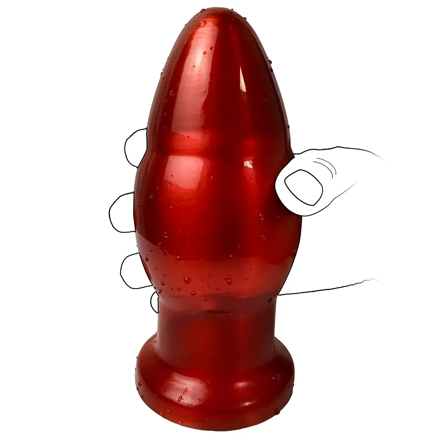 plug anal pvc cómodo inserción