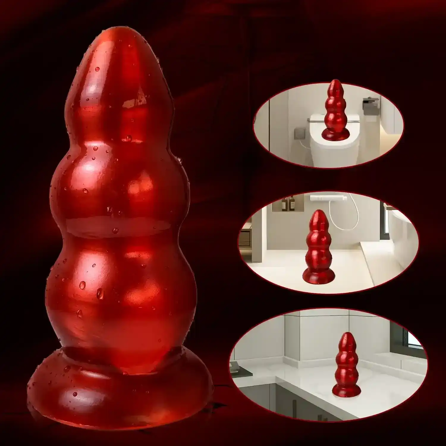 plug anal pvc grande para parejas