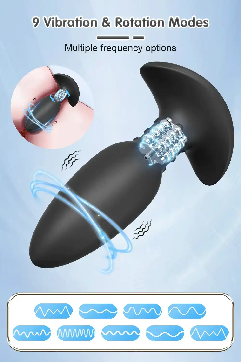 plug anal rosa silicona control app