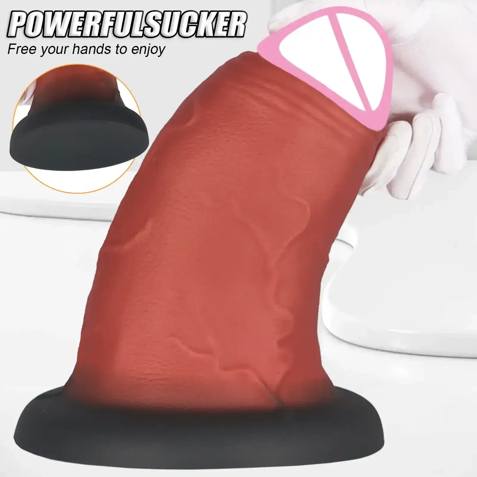 plug anal silicona con diseno curvo
