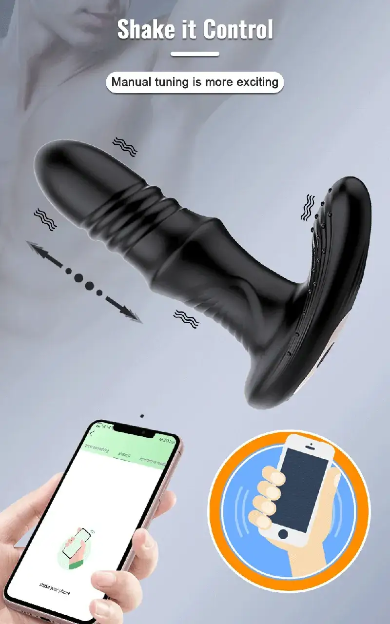 plug anal silicona con modos musicales