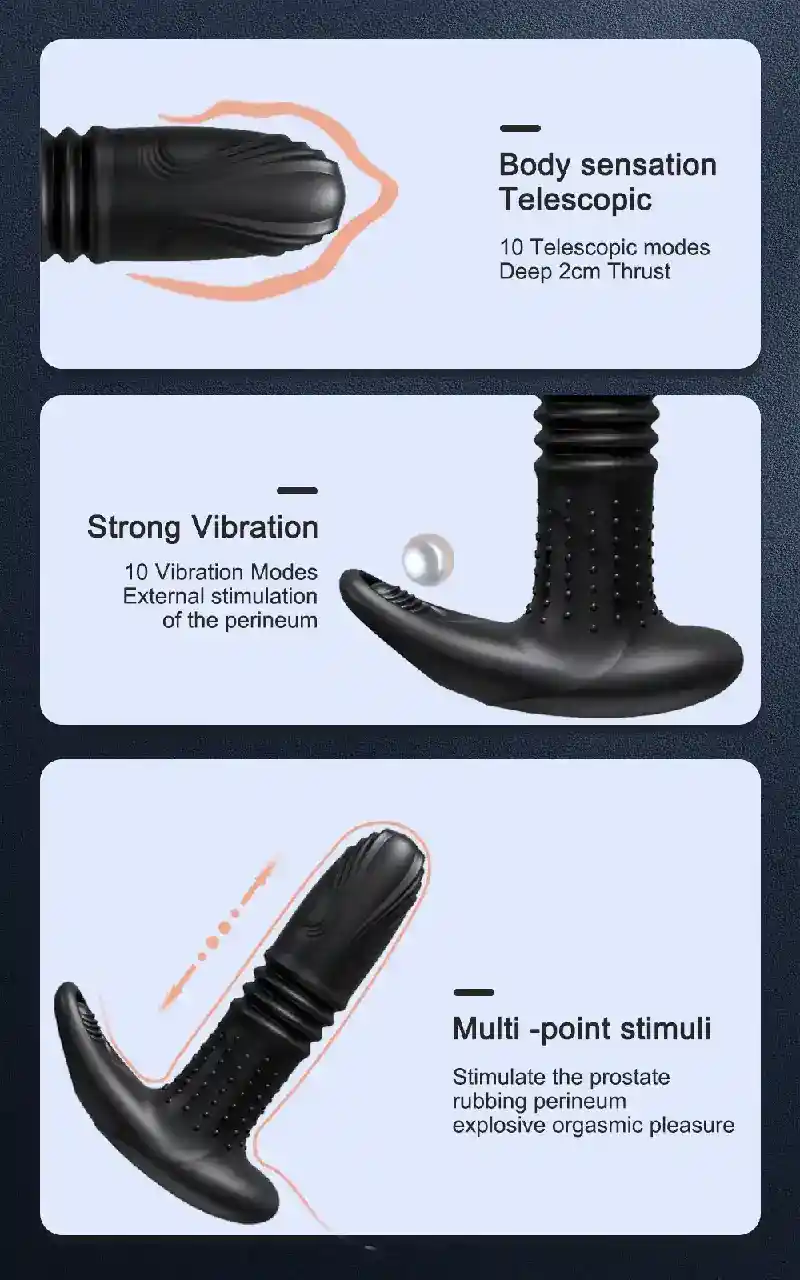 plug anal silicona masajeador prostatico