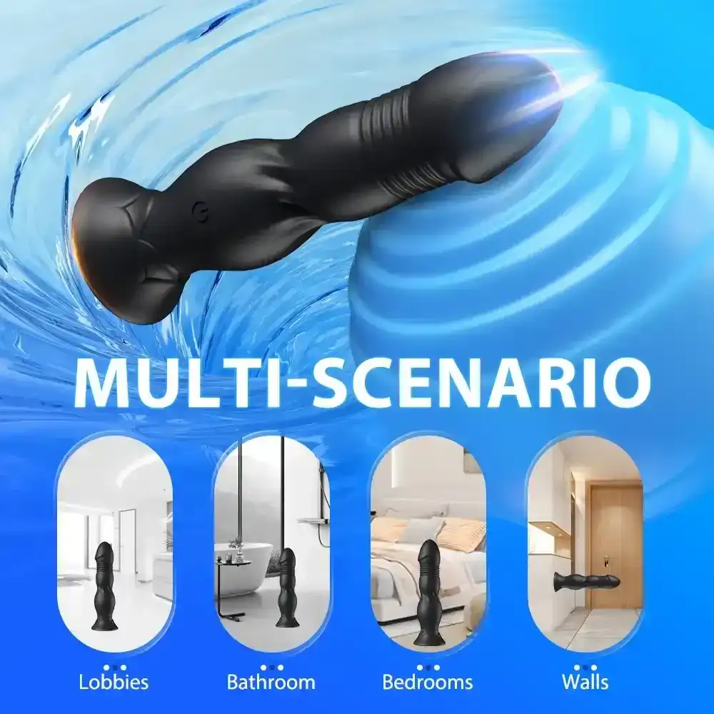 plug anal silicona medica 9 frecuencias