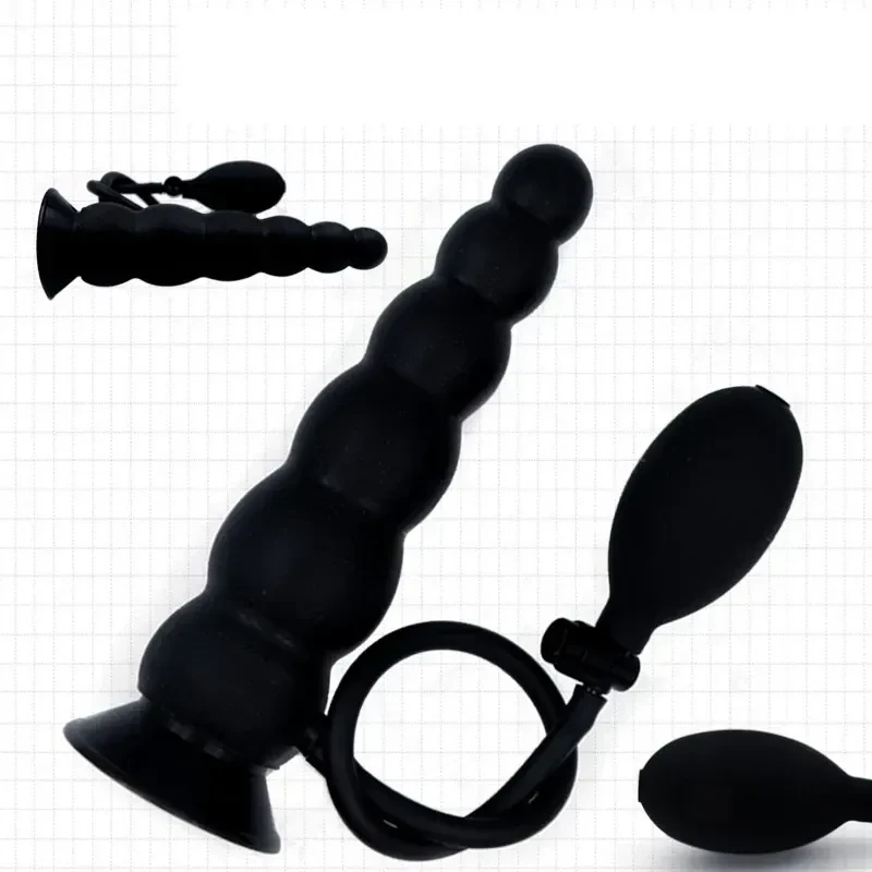 plug anal silicona medica inflable 1