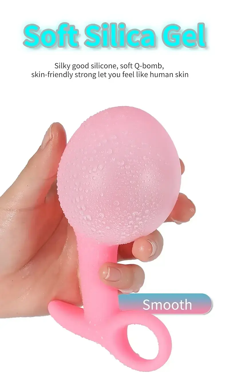 plug anal silicona medica rosa luminoso