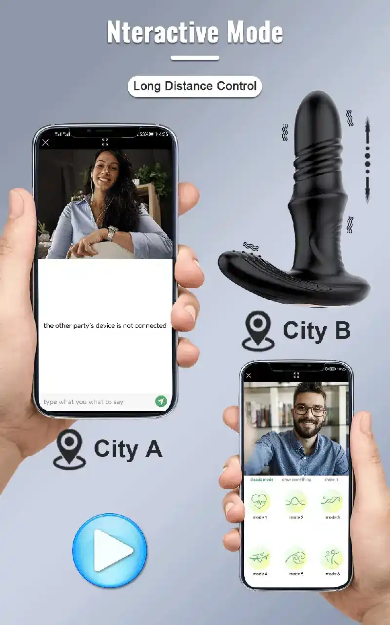 plug anal silicona para larga distancia