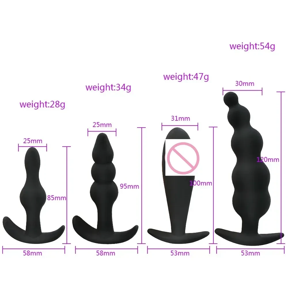 plug anal silicona tapper principiantes placer