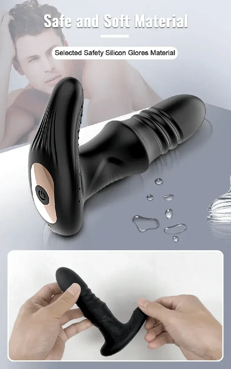 plug anal silicona telescopico
