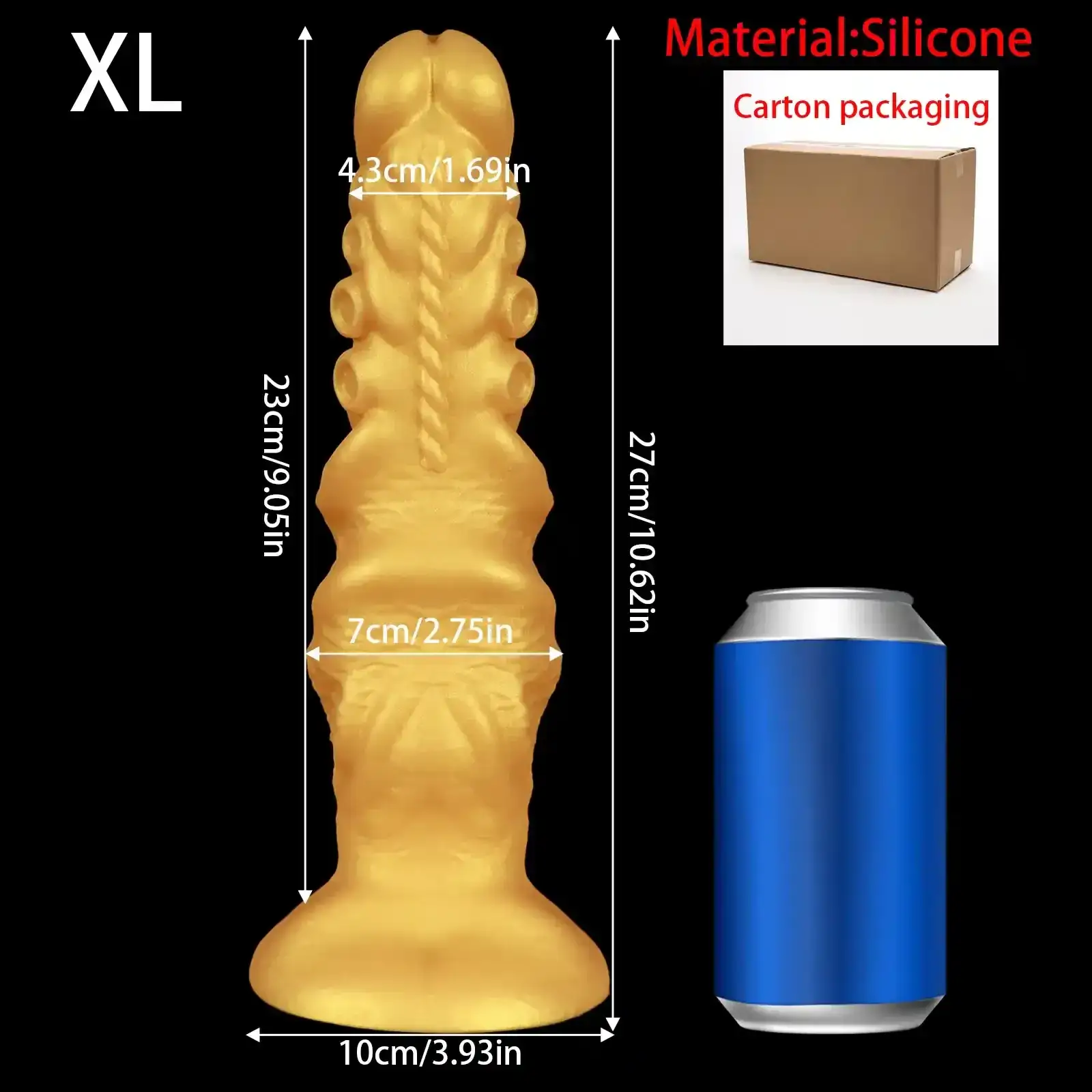 plug anal tentaculos silicona medica ventosa