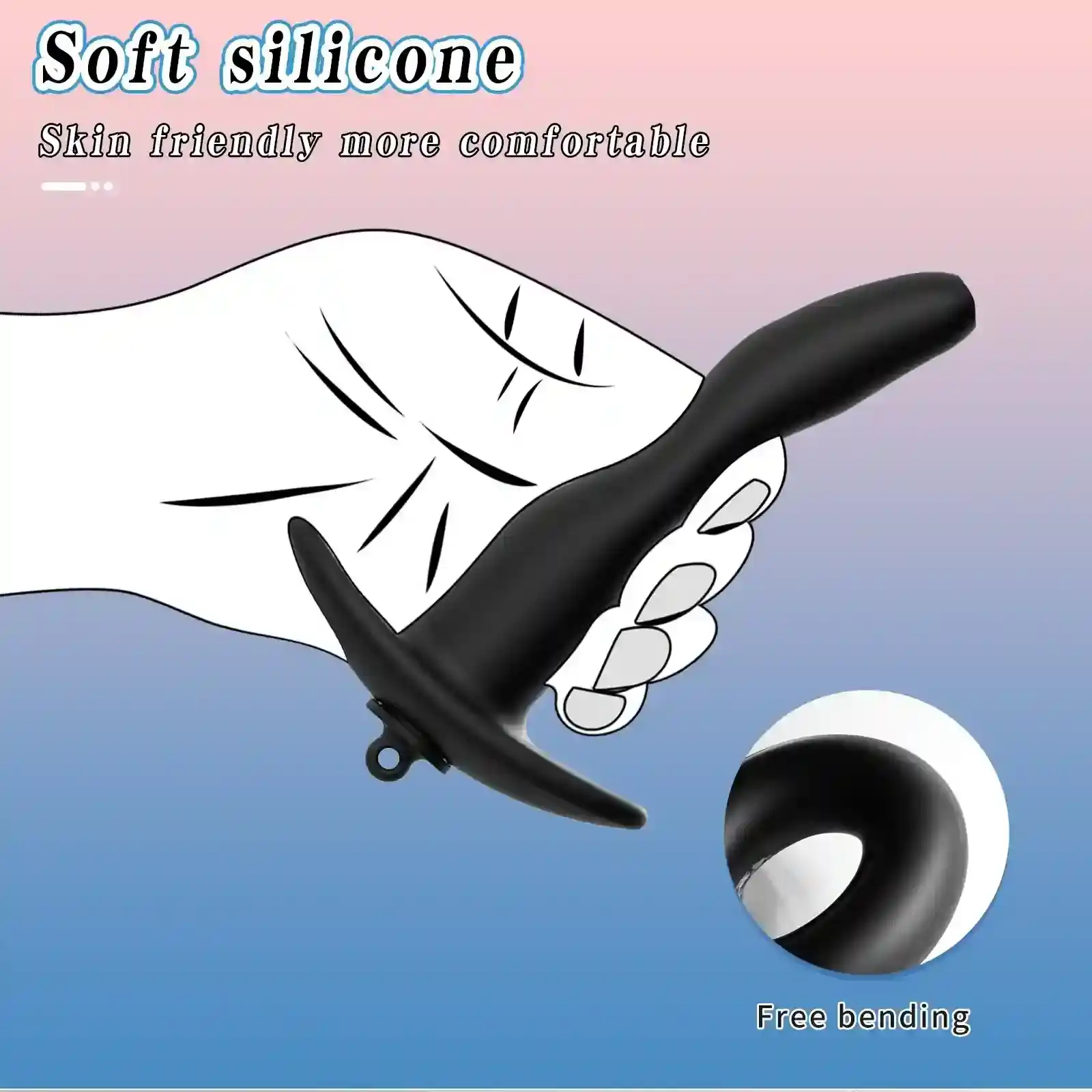 plugs anales dilatadores huecos silicona