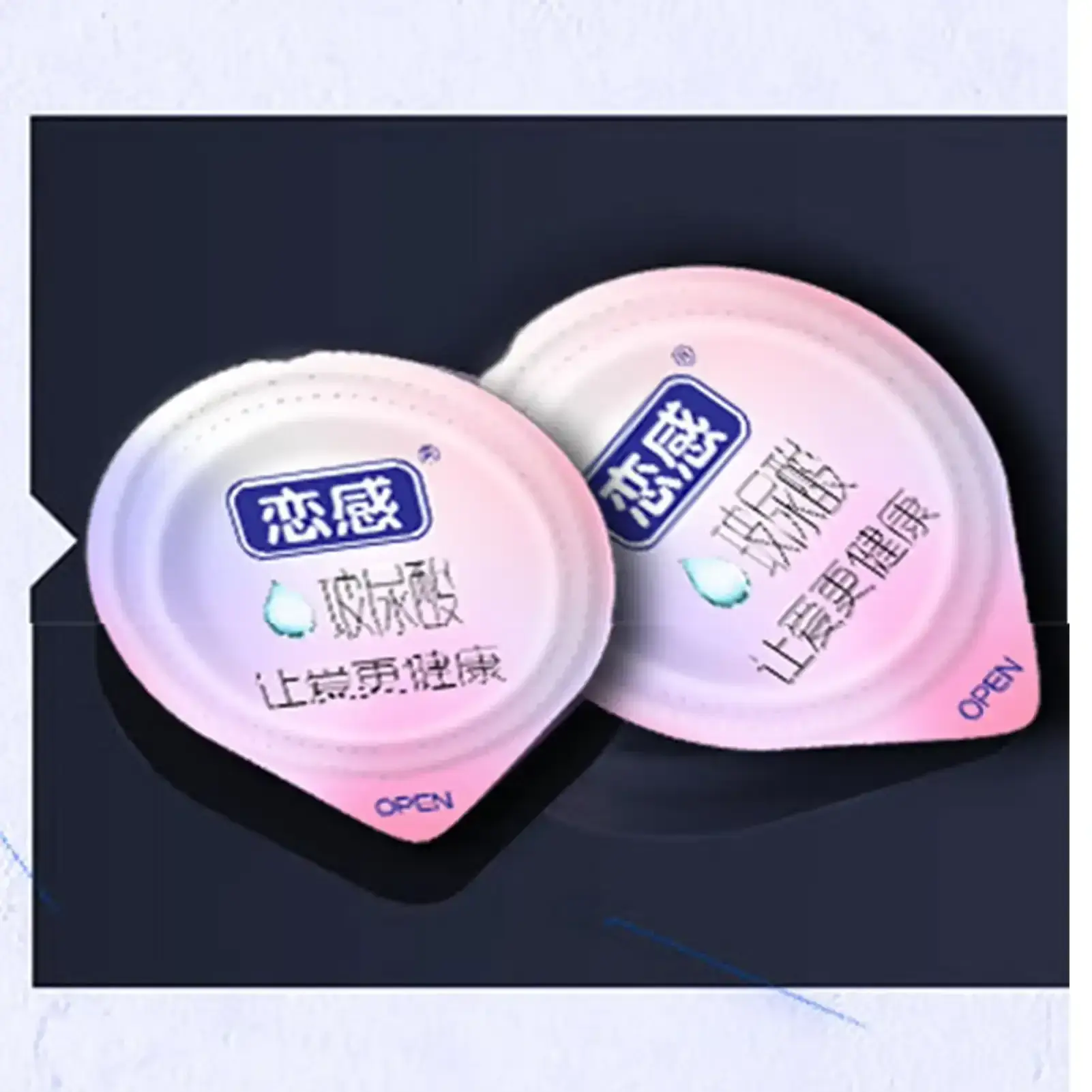 preservativo 49mm lubricado acido hialuronico