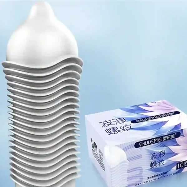preservativo con textura para amplificar