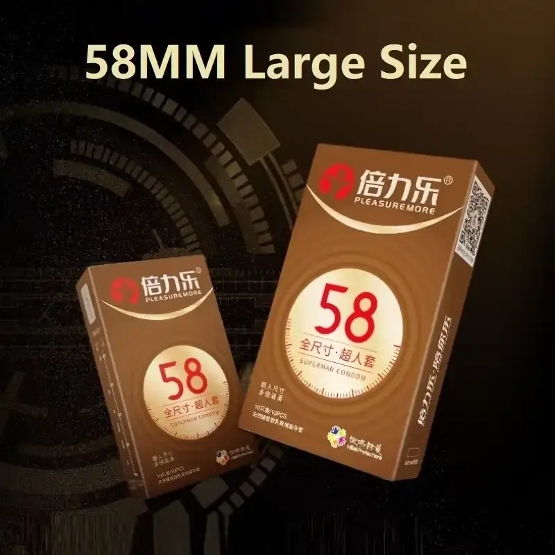 preservativo masculino tamano 58mm