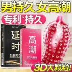 preservativo retardante con picos estimulantes