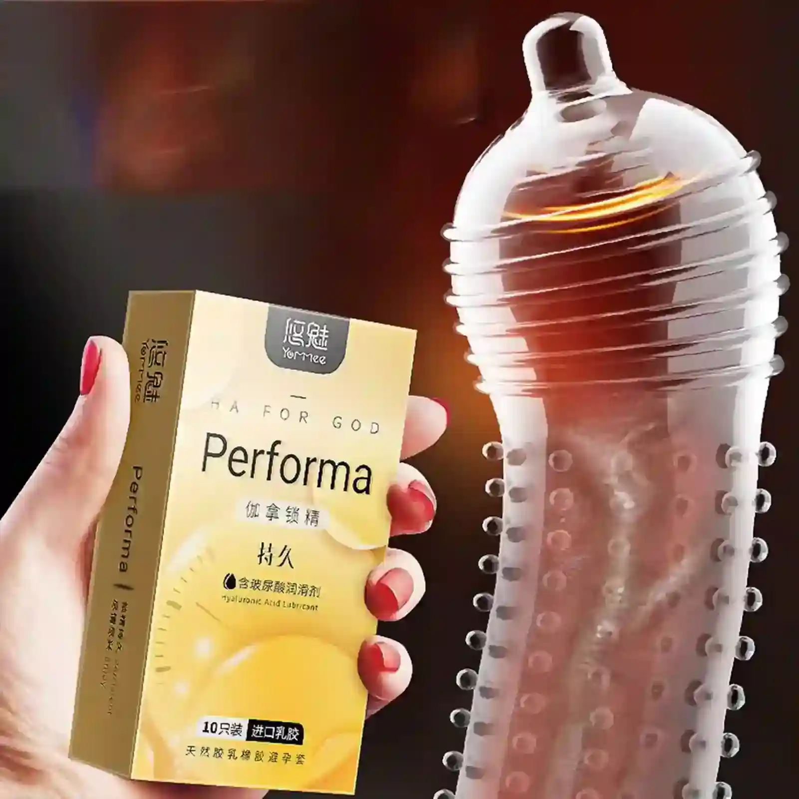 preservativo retardante de placer para juguetes