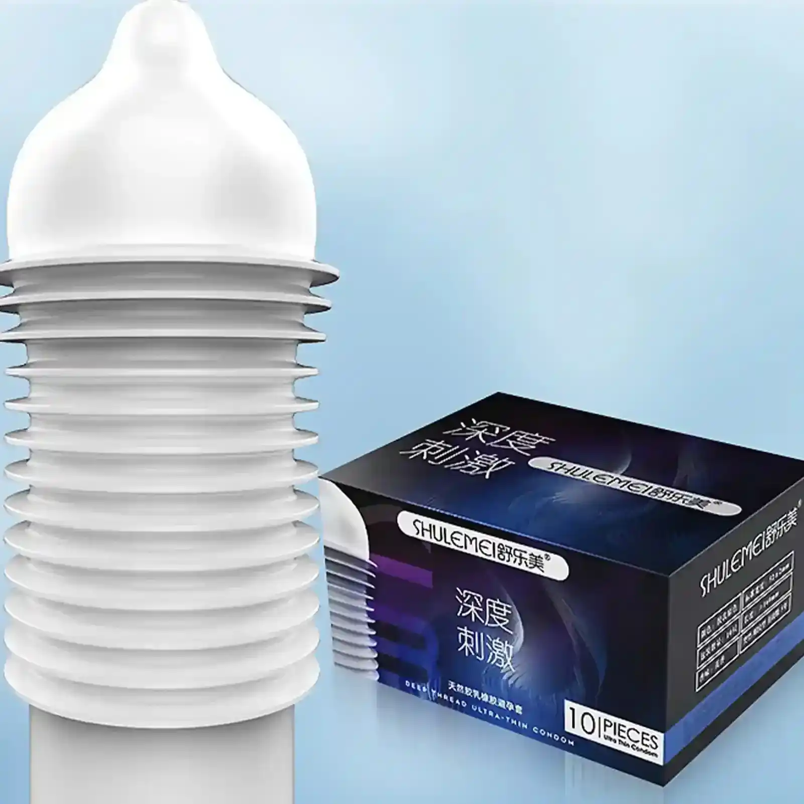 profiláctico estriado seguro y discreto