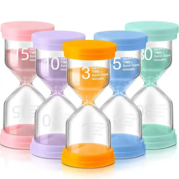 reloj arena colores plástico vidrio 1