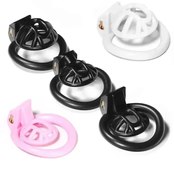 restricción genital masculina plástico blanco