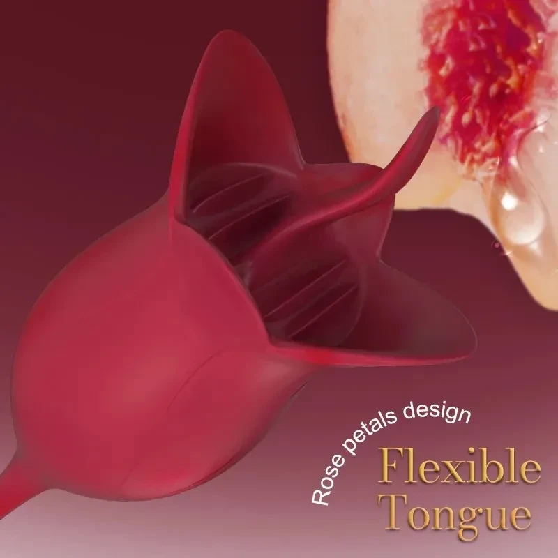 sex toy clitoriano succión lengua