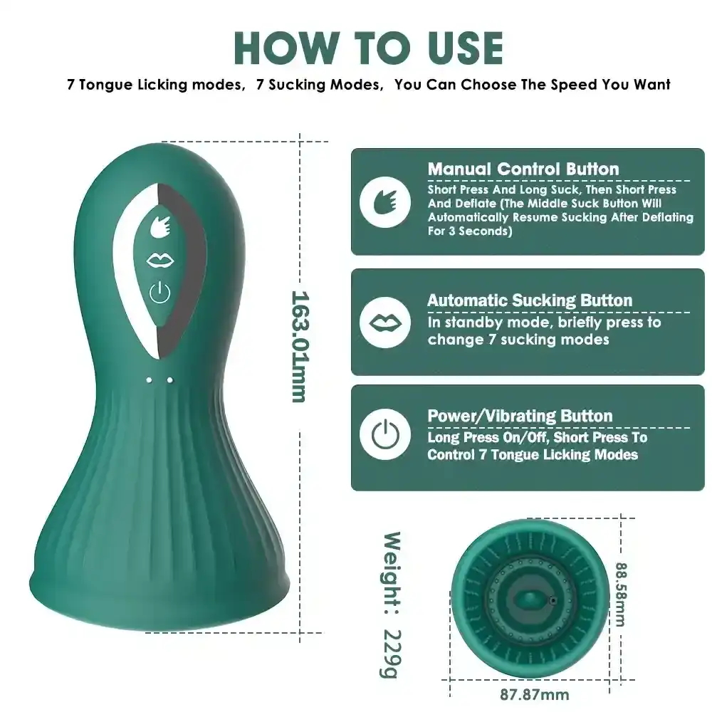 sex toy oral succion y vibracion