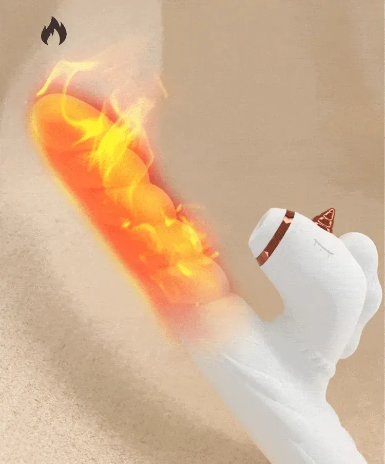 sextoy blanco con 10 modos de vibracion
