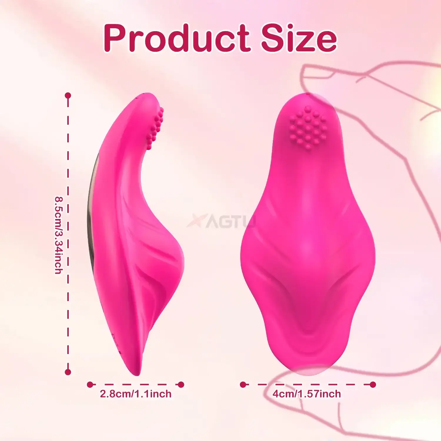 sextoy clitoris rosa con succion por app
