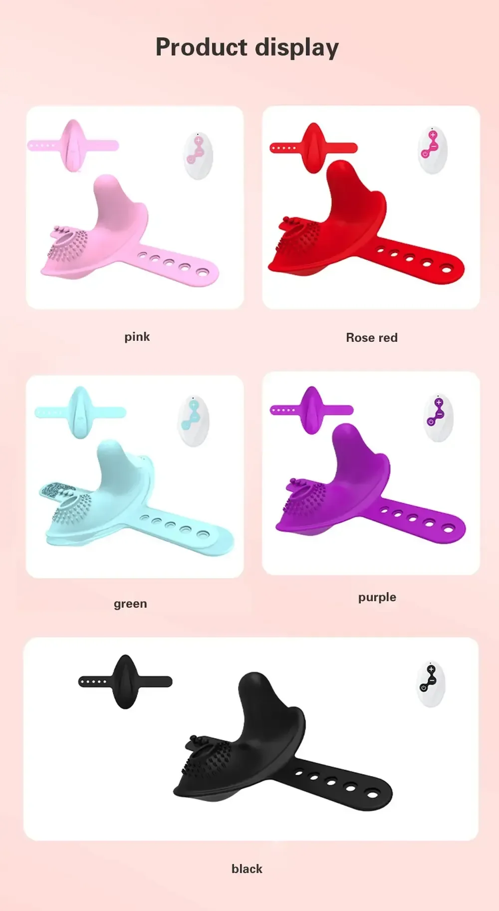 sextoy de silicona con succion e intensidad ajustable
