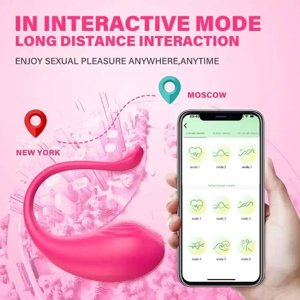 sextoy largo con control remoto app