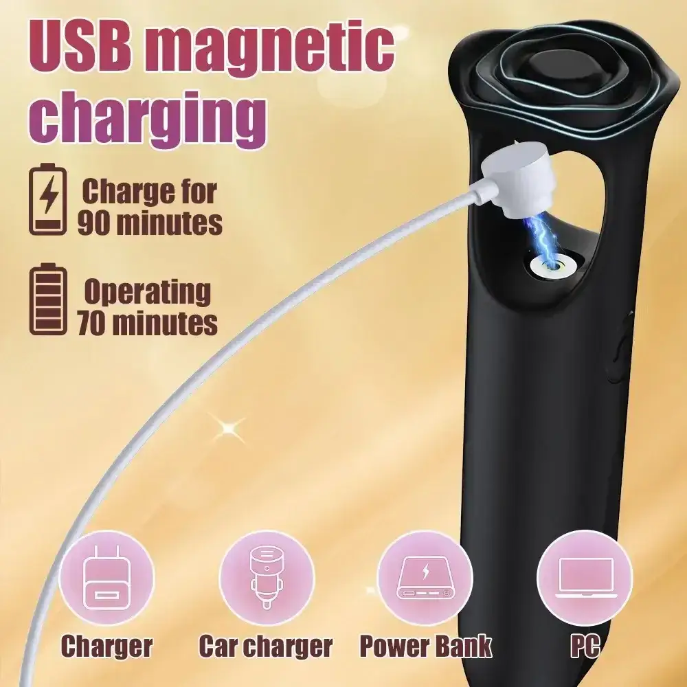 sextoy magnético usb carga rápida