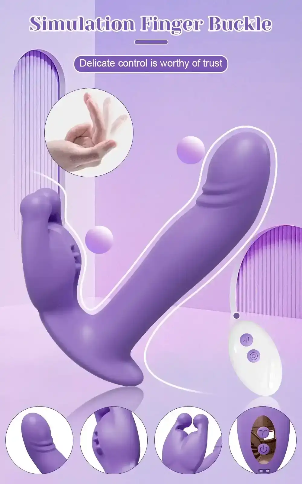 sextoy manos libres recargable