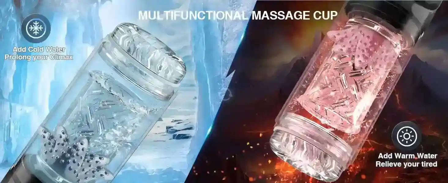 sextoy masculino textura realista con vacio