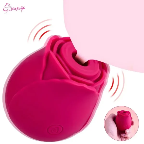 sextoy oral rosa silicona médica succión