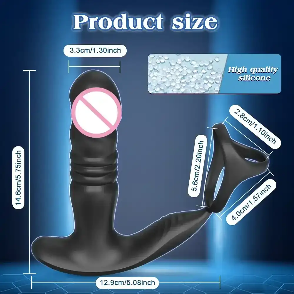 sextoy prostatico silicona suave app musica