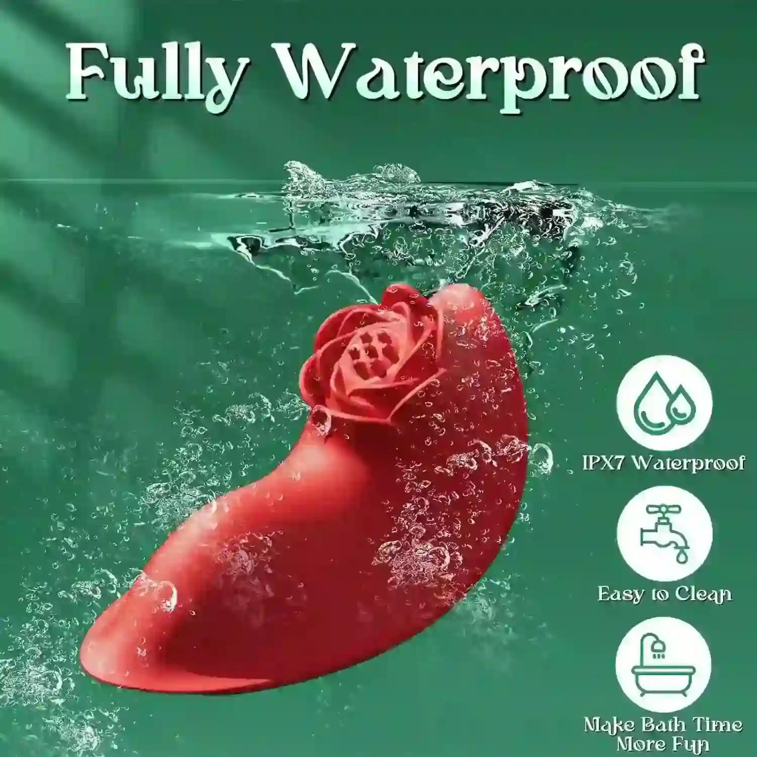 sextoy rosa impermeable carga magnetica