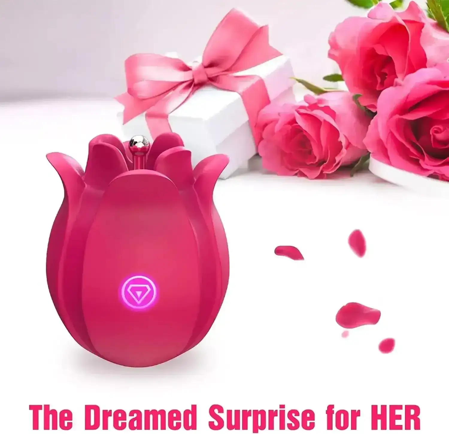 sextoy rosa recargable para mujer