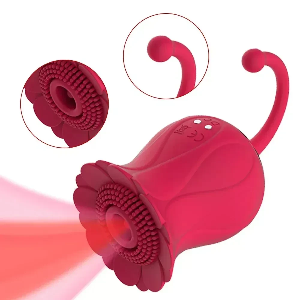 sextoy rosa silicona recargable
