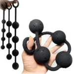 silicona médica plug anal curvado