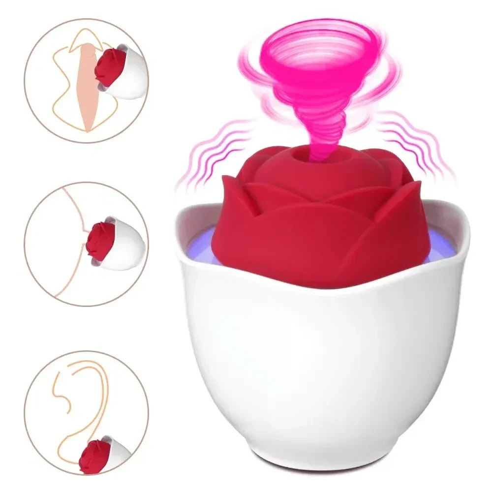 silicona medica rosa succion clitoris
