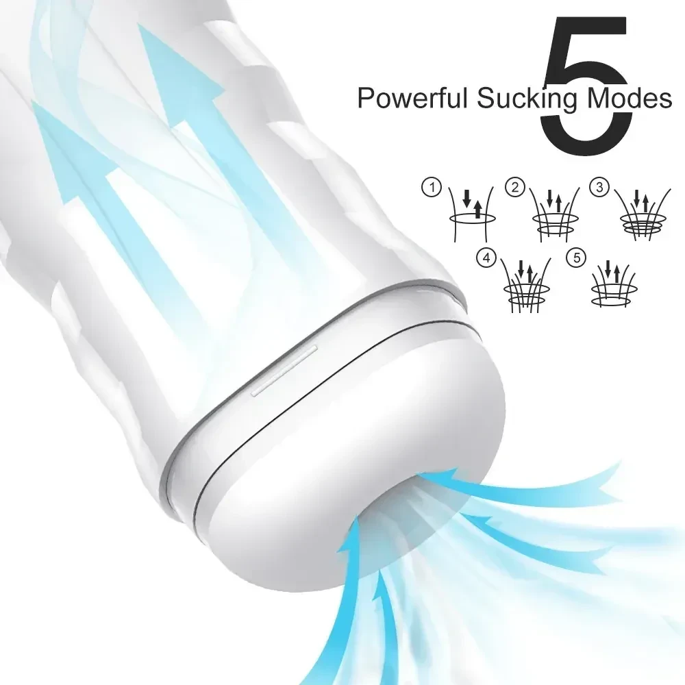 succionador electrico para hombres con texturas